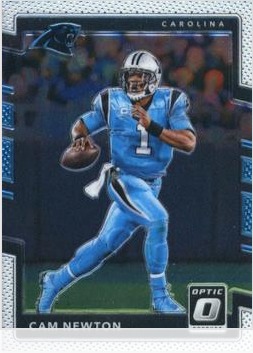 Cam Newton 2017 Panini Donruss Optic card