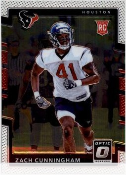 Zach Cunningham 2017 Panini Donruss Optic card