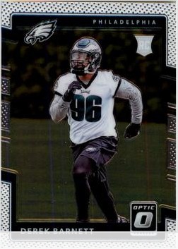 Derek Barnett 2017 Panini Donruss Optic card