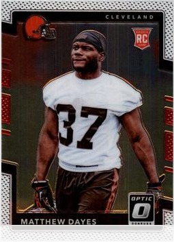 Matthew Dayes 2017 Panini Donruss Optic card