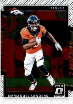 Emmanuel Sanders 2017 Panini Donruss Optic card