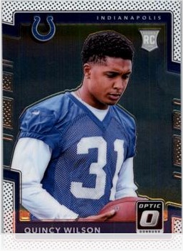 Quincy Wilson 2017 Panini Donruss Optic card