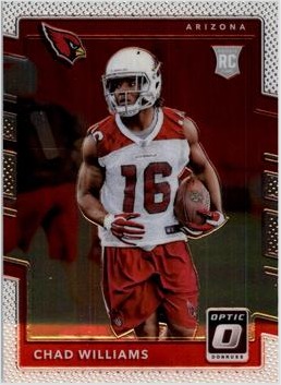 Chad Williams 2017 Panini Donruss Optic card