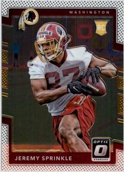 Jeremy Sprinkle 2017 Panini Donruss Optic card