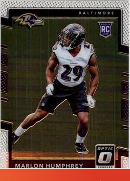 Marlon Humphrey 2017 Panini Donruss Optic card