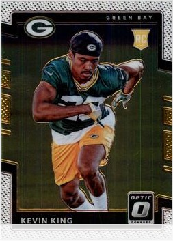 Kevin King 2017 Panini Donruss Optic card