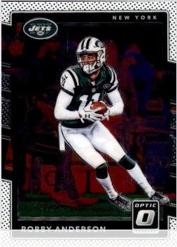 Robby Anderson 2017 Panini Donruss Optic card