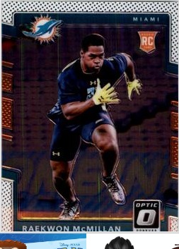 Raekwon McMillan 2017 Panini Donruss Optic card