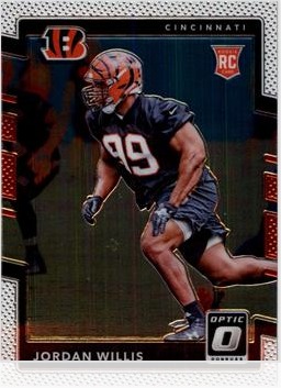 Jordan Willis 2017 Panini Donruss Optic card