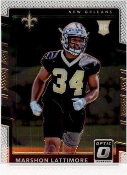 Marshon Lattimore 2017 Panini Donruss Optic card
