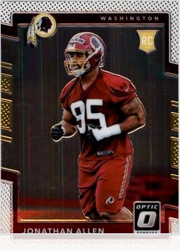Jonathan Allen 2017 Panini Donruss Optic card