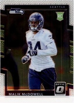 Malik McDowell 2017 Panini Donruss Optic card