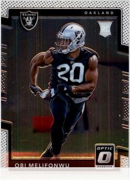 Obi Melifonwu 2017 Panini Donruss Optic card