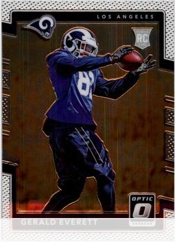 Gerald Everett 2017 Panini Donruss Optic card