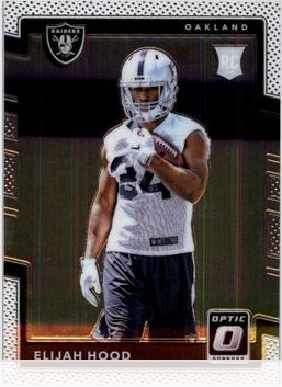 Elijah Hood 2017 Panini Donruss Optic card