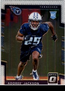 Adoree' Jackson 2017 Panini Donruss Optic card