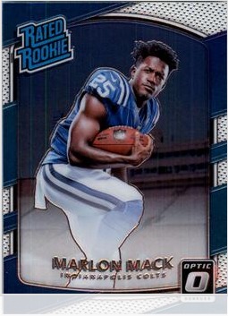 Marlon Mack 2017 Panini Donruss Optic card