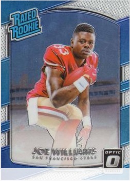 Joe Williams 2017 Panini Donruss Optic card