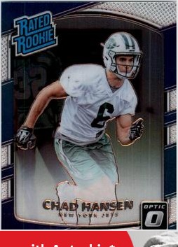 Chad Hansen 2017 Panini Donruss Optic card