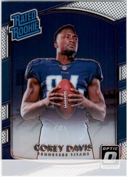 Corey Davis 2017 Panini Donruss Optic card