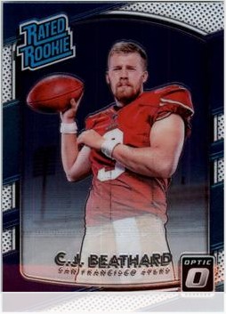 C.J. Beathard 2017 Panini Donruss Optic card