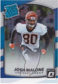 Josh Malone 2017 Panini Donruss Optic card