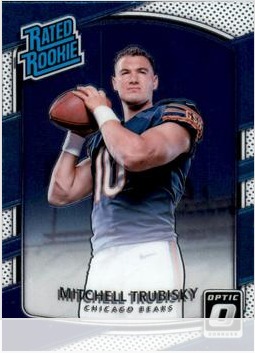 Mitchell Trubisky 2017 Panini Donruss Optic card