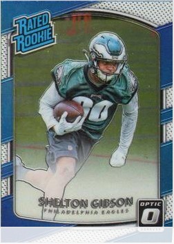 Shelton Gibson 2017 Panini Donruss Optic card