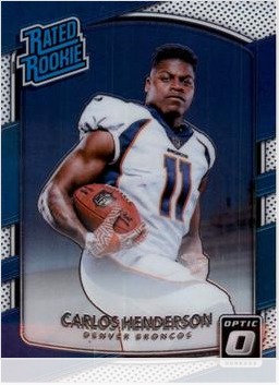 Carlos Henderson 2017 Panini Donruss Optic card