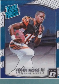 John Ross III 2017 Panini Donruss Optic card