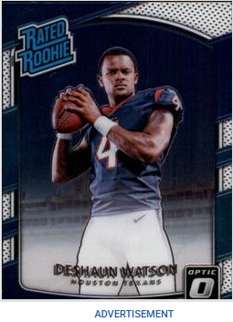 Deshaun Watson 2017 Panini Donruss Optic card