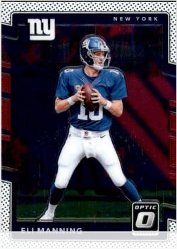 Eli Manning 2017 Panini Donruss Optic card