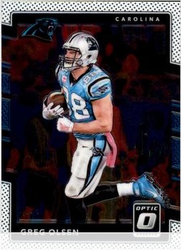 Greg Olsen 2017 Panini Donruss Optic card