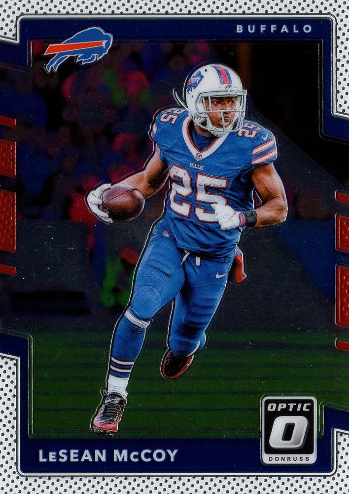 LeSean McCoy 2017 Panini Donruss Optic card
