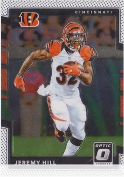 Jeremy Hill 2017 Panini Donruss Optic card