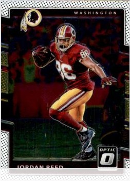 Jordan Reed 2017 Panini Donruss Optic card