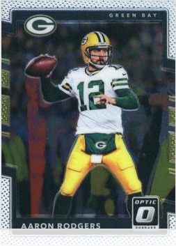 Aaron Rodgers 2017 Panini Donruss Optic card