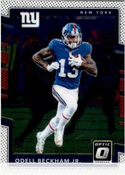 Odell Beckham Jr. 2017 Panini Donruss Optic card