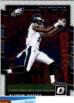 Alshon Jeffery 2017 Panini Donruss Optic card