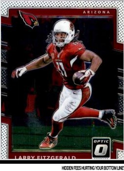 Larry Fitzgerald 2017 Panini Donruss Optic card