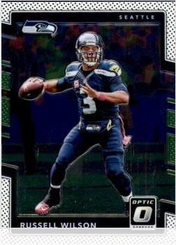 Russell Wilson 2017 Panini Donruss Optic card