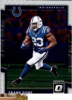 Frank Gore 2017 Panini Donruss Optic card