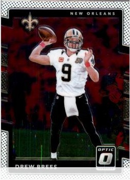 Drew Brees 2017 Panini Donruss Optic card