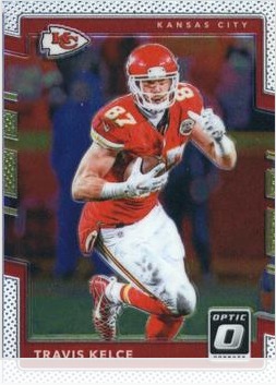 Travis Kelce 2017 Panini Donruss Optic card