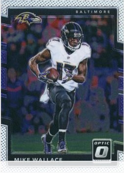Mike Wallace 2017 Panini Donruss Optic card