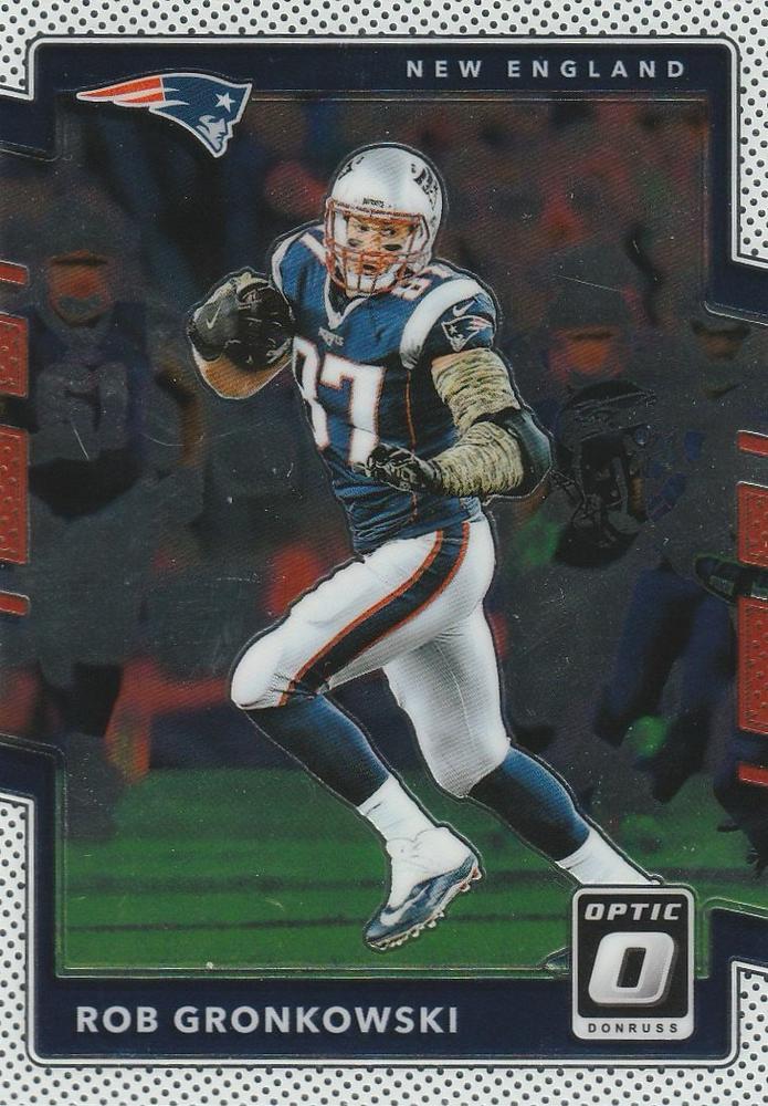 Rob Gronkowski 2017 Panini Donruss Optic card