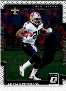 Adrian Peterson 2017 Panini Donruss Optic card
