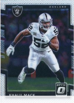Khalil Mack 2017 Panini Donruss Optic card