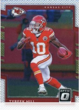 Tyreek Hill 2017 Panini Donruss Optic card