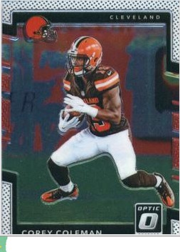 Corey Coleman 2017 Panini Donruss Optic card